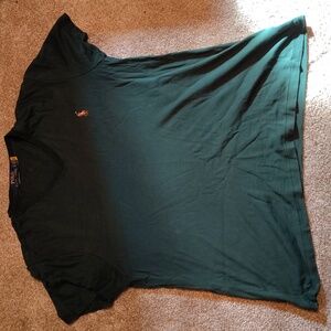 Polo Ralph Lauren Green V-Neck T-Shirt Pima Cotton Multi Color Pony Logo